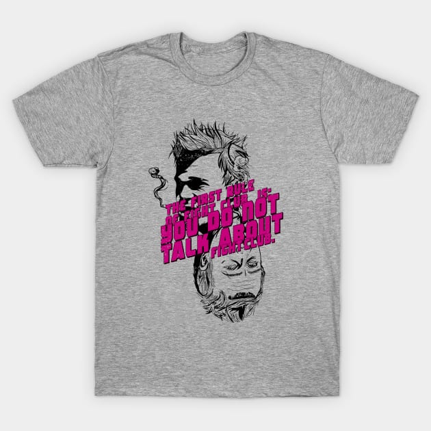 Fight Club - First Rule T-Shirt by quadrin